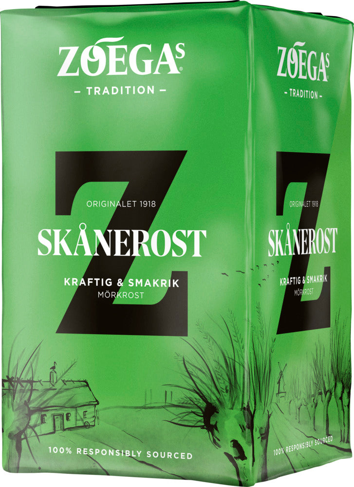 ZOÉGAS SKÅNEROST – Kraftig och smakrik mörkrost (köp 2 för 160kr)